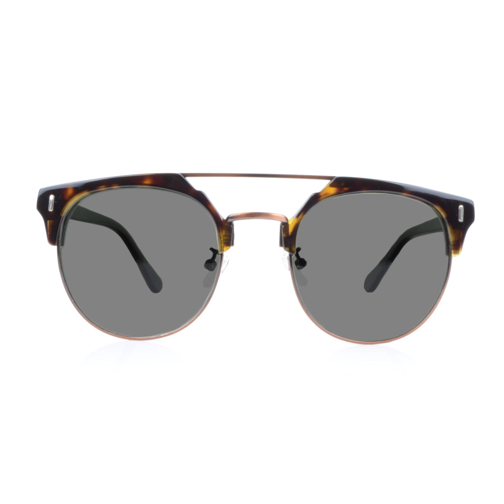 KUGO Chambers Premium Grey Lens sunglasses made of biodegradable acetate front view