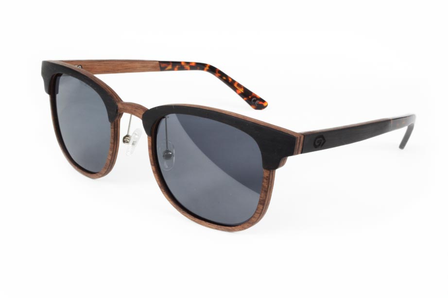 KUGO Biodegradable wooden sunglasses Monroe