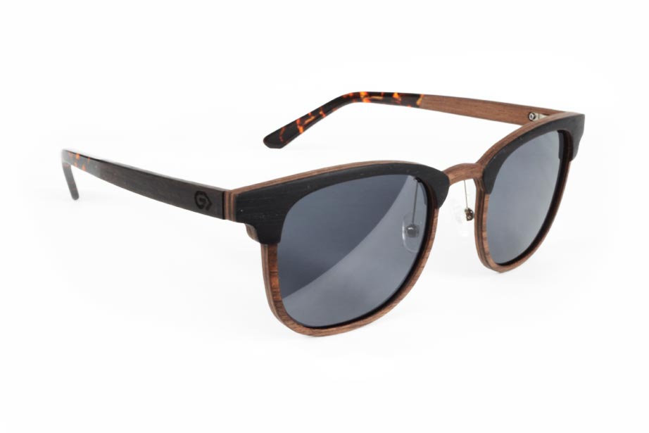 KUGO Biodegradable wooden sunglasses Monroe