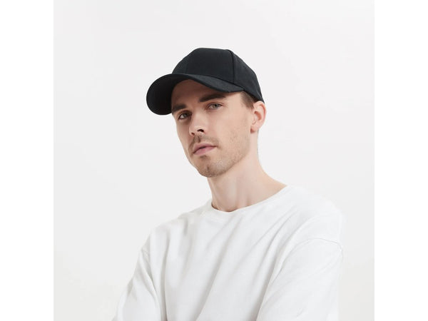 Baseball cap with silver inside