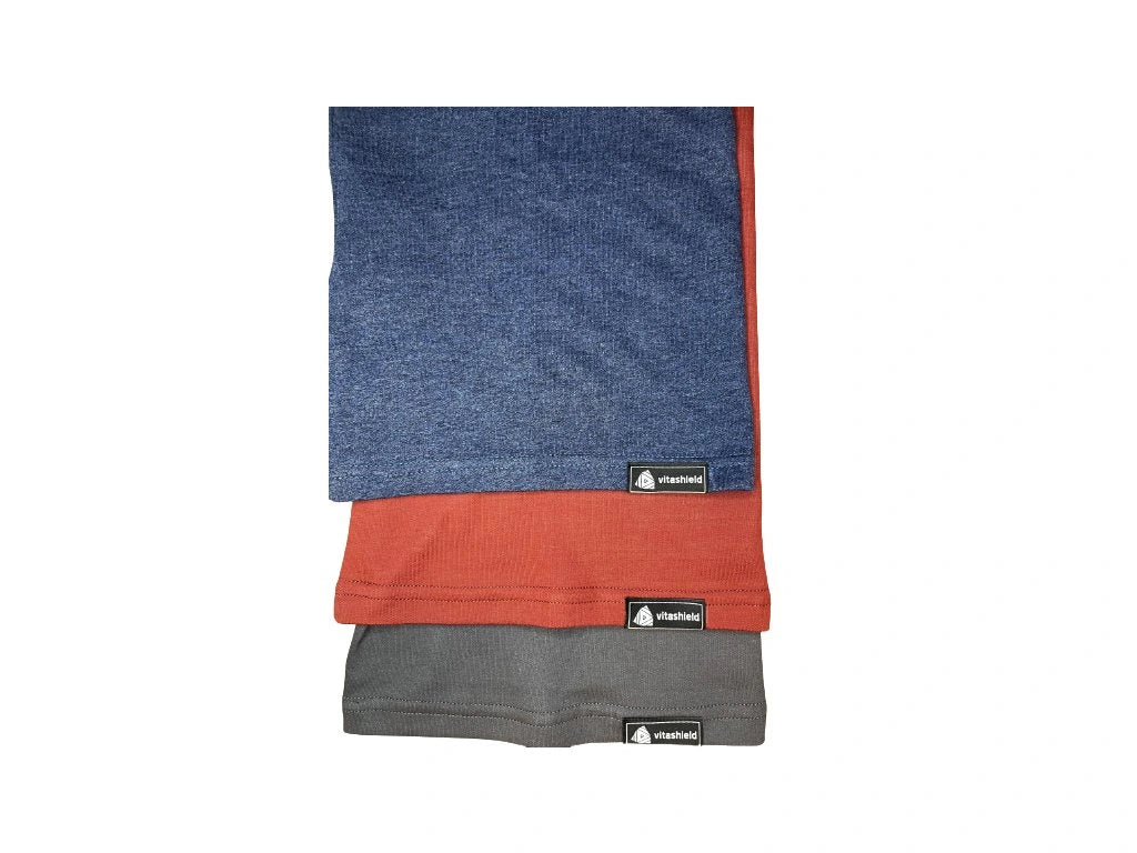 Neck scarf with silver inside