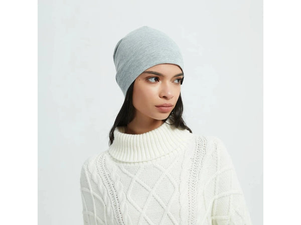 Lightweight Beanie with silver inside