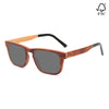 KUGO hand made sunglasses from natural rose wood Cooper