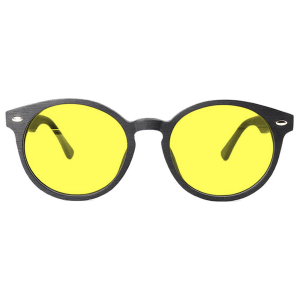 KUGO Bleecker Premium 450nm blocking front view - Handmade blue light reducing daytime glasses for better working, gaming, watching, driving and sleeping featuring eco-friendly biodegradable acetate for a stylish, sustainable look.