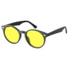 KUGO Bleecker Premium 450nm blocking side view - Handmade blue light reducing daytime glasses for better working, gaming, watching, driving and sleeping featuring eco-friendly biodegradable acetate for a stylish, sustainable look.