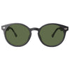 Bleecker KUGO Premium Green lens sunglasses from biodegradable acetate front view