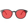 KUGO Bleecker sunset - blue and green light blocking glasses for bedtime made of biodegradable acetate front view