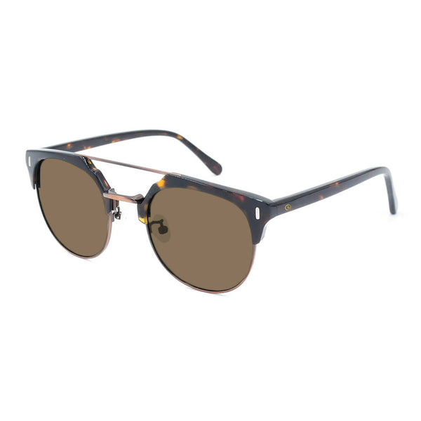 KUGO Chambers Premium Brown Lens sunglasses made of biodegradable acetate side view