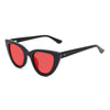 KUGO Cherry black sunset - blue and green light blocking glasses for bedtime made of biodegradable acetate side view