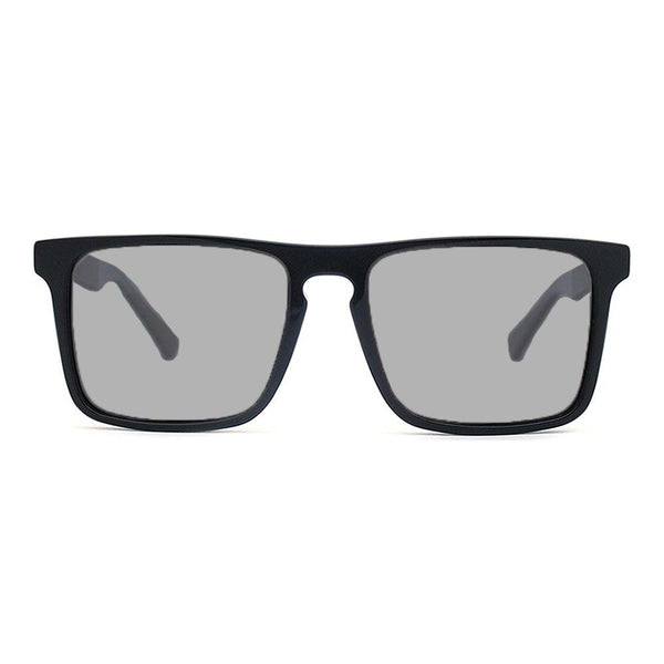 KUGO Columbus Non Premium Grey Lens sunglasses made of natural wood and biodegradable acetate front view