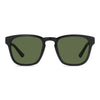KUGO Fulton Premium Green Lens sunglasses made of wood and biodegradable acetate front view