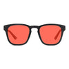 KUGO Fulton blue light blocking glasses made of natural wood and biodegradable acetate - sunset