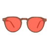 KUGO Lenox blue light blocking glasses made of walnut wood for bed time