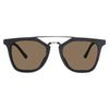 KUGO Leroy Premium Brown lens sunglasses made of biodegradable acetate front view