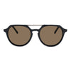KUGO Ludlow Premium Brown lens sunglasses made of biodegradable acetate front view