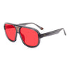 KUGO Mercer sunset glasses made of bioacetate and natural wood side view