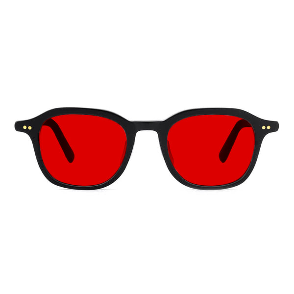 KUGO Pearl Sunset bio acetate glasses blocking blue and green light up to 550nm - front view