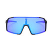 KUGO Sport ultralight and durable Sunglasses with blue changeable lens front view