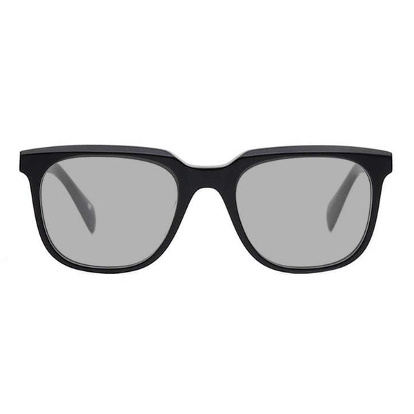 KUGO Stanton Black - No premium Lens sunglasses made of biodegradable acetate front view