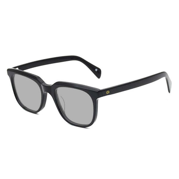 KUGO Stanton Black - No premium Lens sunglasses made of biodegradable acetate side view