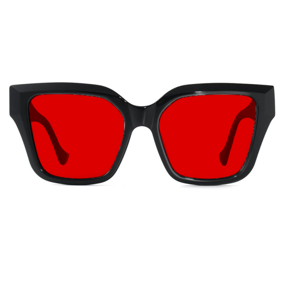 KUGO Taras bioacetate glasses blocking blue and green light up to 550nm, front view