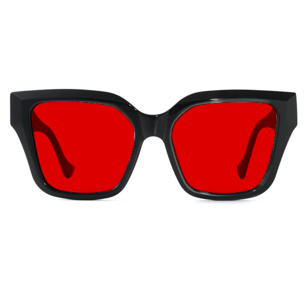 KUGO Taras bioacetate glasses blocking blue and green light up to 550nm, front view