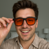 columbus sunset premium 530nm glasses blocking blue and green light