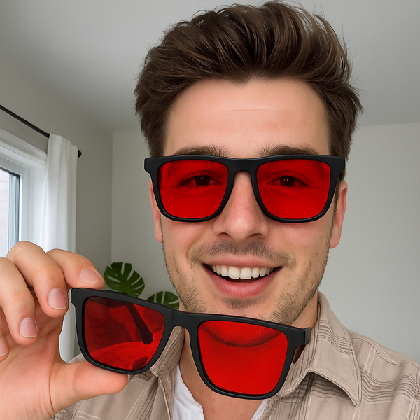 columbus sunset standard 550nm glasses blocking blue and green light