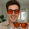 fulton sunset premium 530nm glasses blocking blue and green light