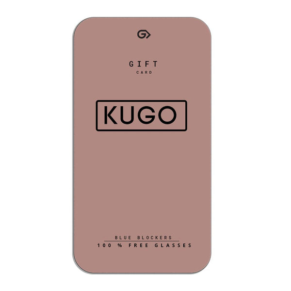 KUGO Blue Light Blocking Glasses Gift Card One glasses